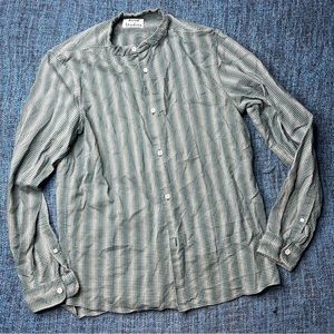 Acne Studios Shirts Acne Studios Pine Ombre Plaid Button Up